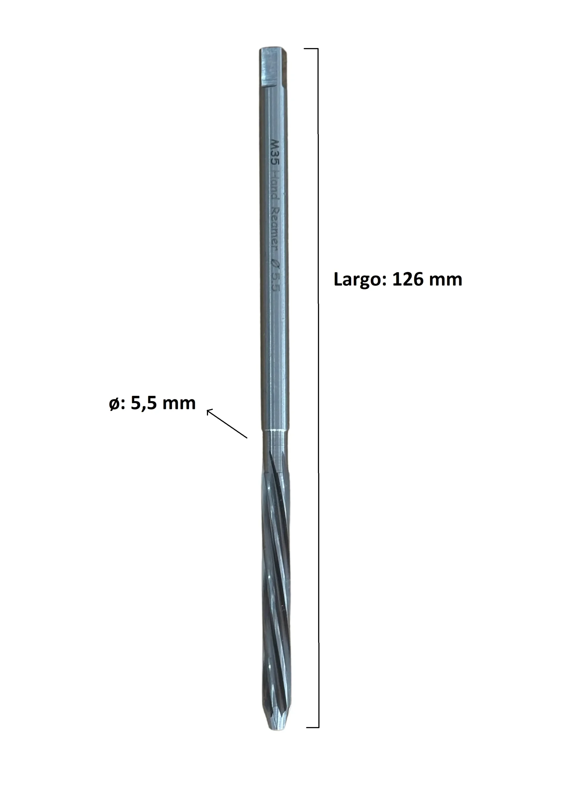 Calisuar para Guías de Válvulas (HSS M35)Ø 5.5 Mm.